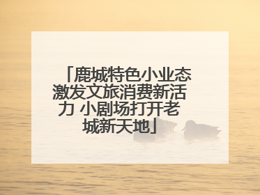 鹿城特色小业态激发文旅消费新活力 小剧场打开老城新天地
