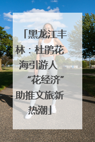 黑龙江丰林：杜鹃花海引游人 “花经济”助推文旅新热潮