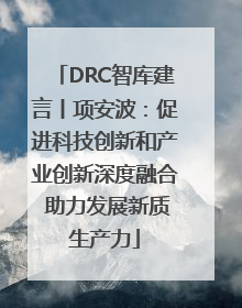 DRC智库建言丨项安波：促进科技创新和产业创新深度融合 助力发展新质生产力